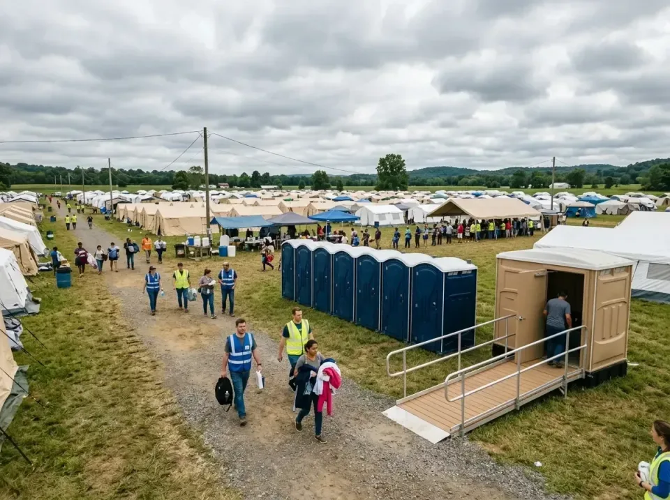 disaster-relief-camp-restrooms-010 — frequently asked questions, Dumpster & Portable Bathrooms Rental in Glade Spring, VA